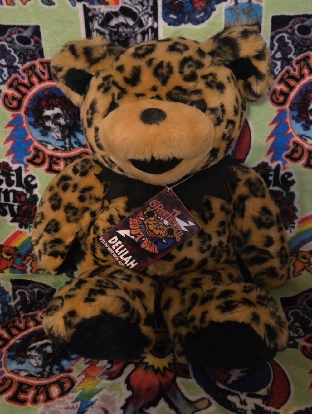 VINTAGE 14" Grateful Dead "Delilah" Plush – Liquid Blue (Excellent Condition)